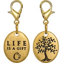 SMALL GOLD TREE OF LIFE DANGLE